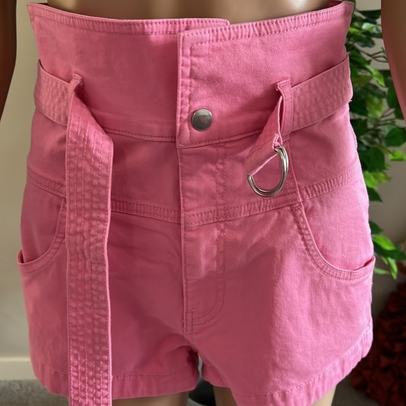 Super cute pink paper bag shorts - Picture 5 of 14